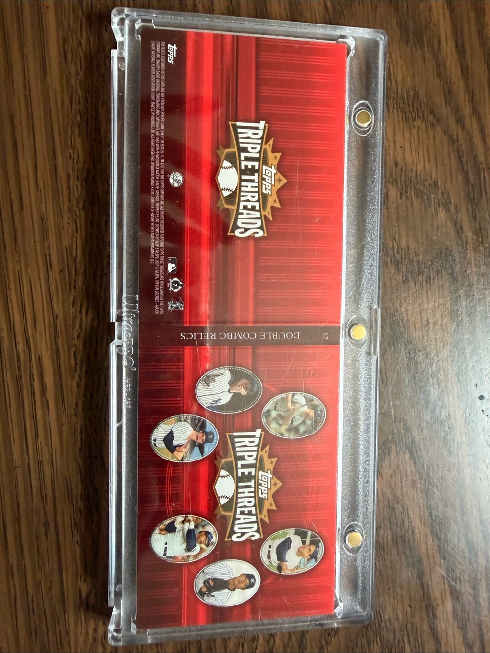 Topps Triple Threads Red Baseball Card Display